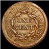 Image 2 : 1857 Sm Date Braided Hair Large Cent CLOSELY UNCIRCULATED