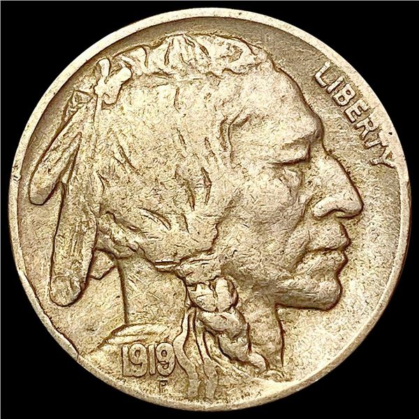 1919-D Buffalo Nickel NEARLY UNCIRCULATED