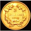 Image 2 : 1883 $3 Gold Piece UNCIRCULATED