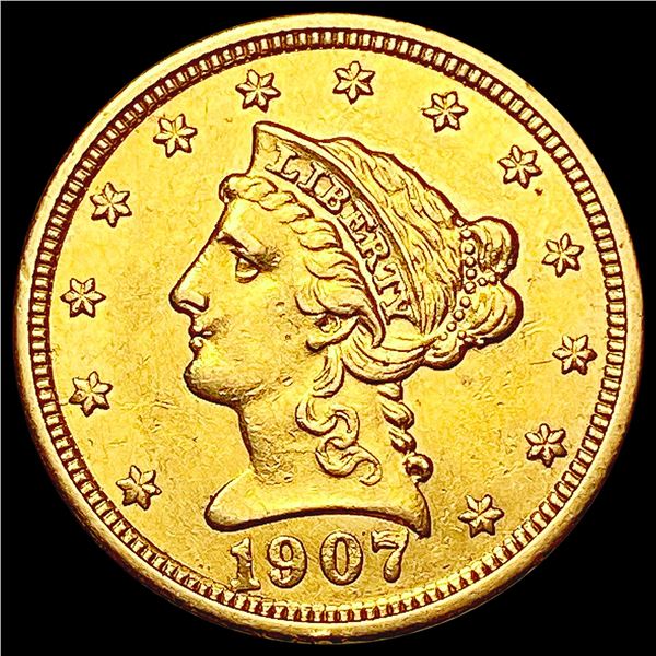 1907 $2.50 Gold Quarter Eagle UNCIRCULATED