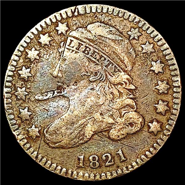 1821 Sm Date Capped Bust Dime LIGHTLY CIRCULATED