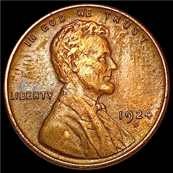 1924-D Wheat Cent CLOSELY UNCIRCULATED