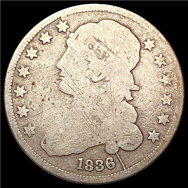 1836 Capped Bust Quarter NICELY CIRCULATED