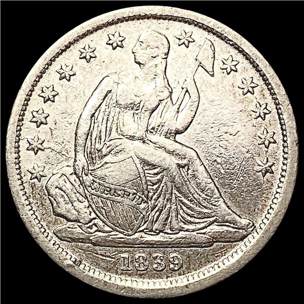 1839 Seated Liberty Dime CLOSELY UNCIRCULATED
