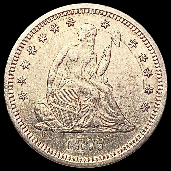 1877-S Seated Liberty Quarter UNCIRCULATED
