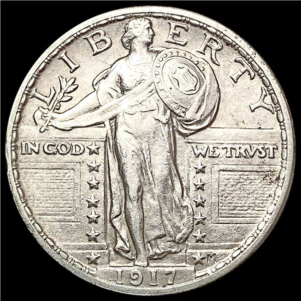 1917 Ty2 Standing Liberty Quarter CLOSELY UNCIRCULATED