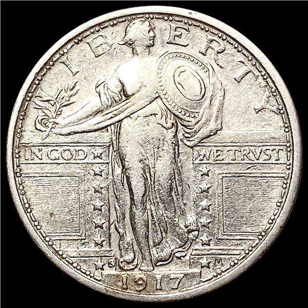 1917-S Ty1 Standing Liberty Quarter CLOSELY UNCIRCULATED