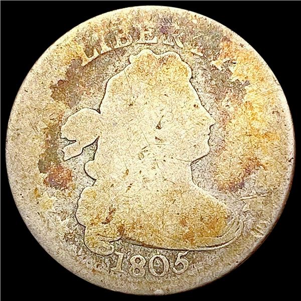 1805 Draped Bust Dime NICELY CIRCULATED