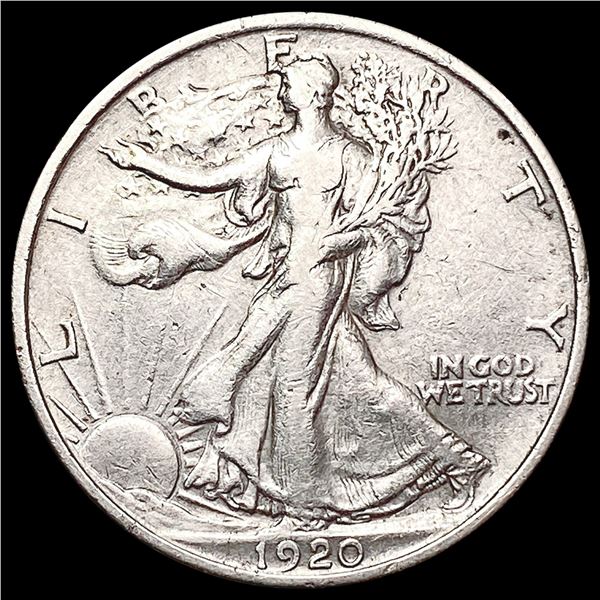 1920 Walking Liberty Half Dollar CLOSELY UNCIRCULATED