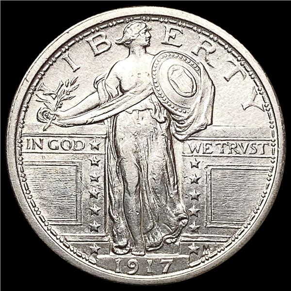1917 Ty1 FH Standing Liberty Quarter UNCIRCULATED
