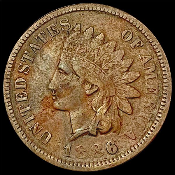 1886 Indian Head Cent LIGHTLY CIRCULATED