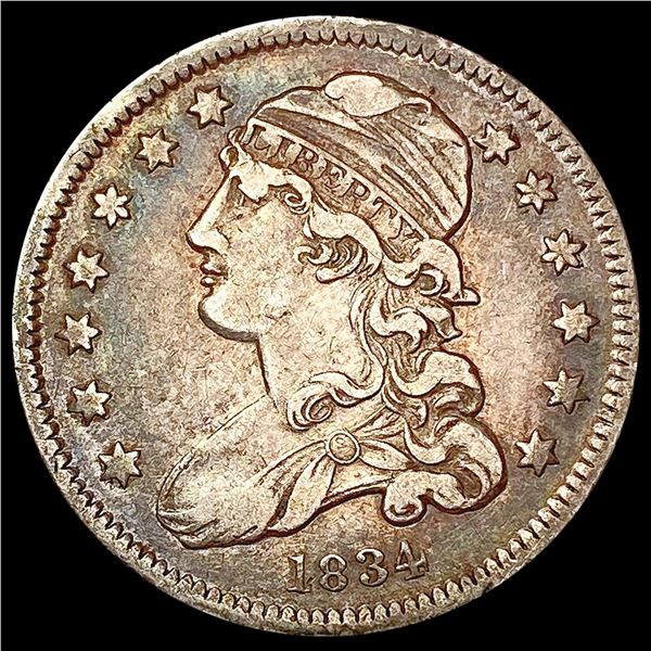 1834 Capped Bust Quarter CLOSELY UNCIRCULATED