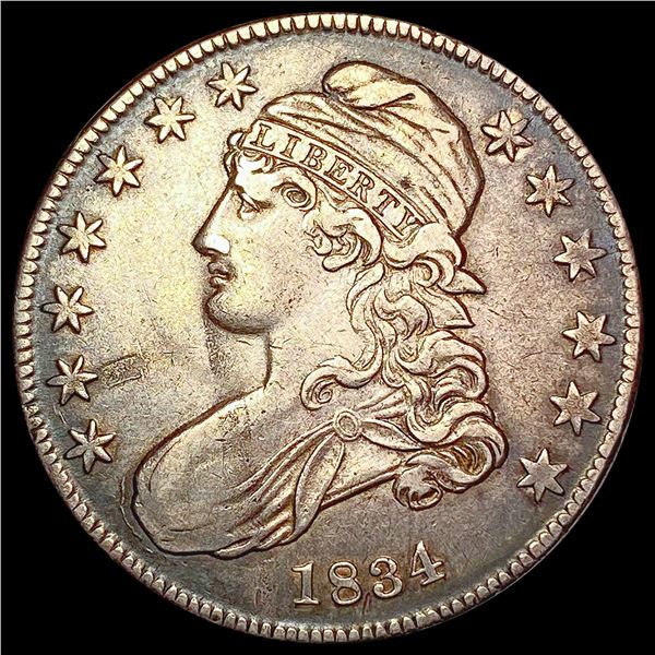 1834 Capped Bust Half Dollar CLOSELY UNCIRCULATED