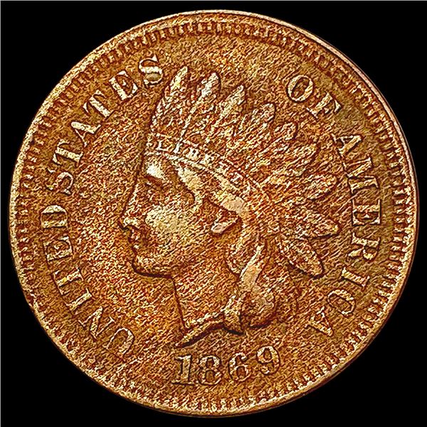 1869 Indian Head Cent CLOSELY UNCIRCULATED