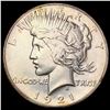 Image 1 : 1921 Silver Peace Dollar CLOSELY UNCIRCULATED