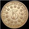 Image 2 : 1870 Shield Nickel NEARLY UNCIRCULATED