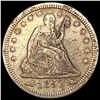 Image 1 : 1853 Arrows and Rays Seated Liberty Quarter NEARLY UNCIRCULATED