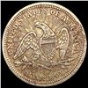 Image 2 : 1853 Arrows and Rays Seated Liberty Quarter NEARLY UNCIRCULATED