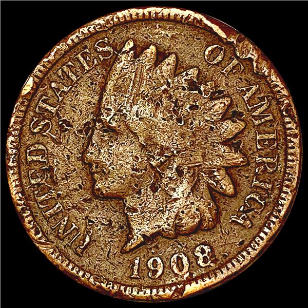 1908 Indian Head Cent NICELY CIRCULATED