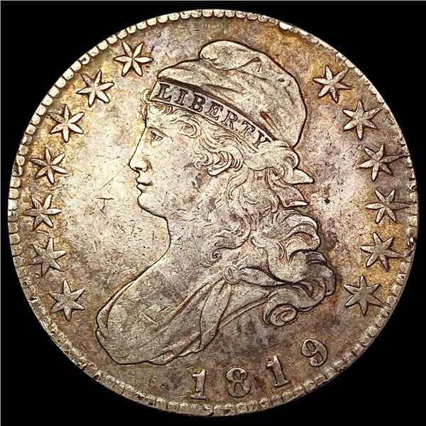 1819 Capped Bust Half Dollar LIGHTLY CIRCULATED