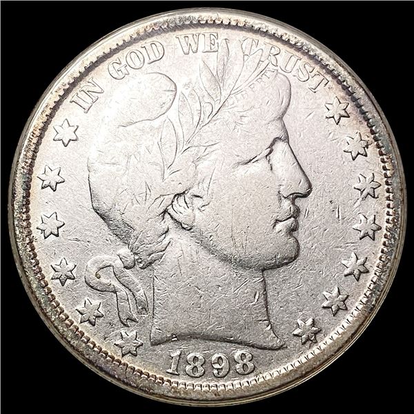 1898 Barber Half Dollar LIGHTLY CIRCULATED