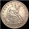 Image 1 : 1853 Arrows and Rays Seated Liberty Half Dollar CLOSELY UNCIRCULATED