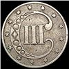 Image 2 : 1853 Silver Three Cent CLOSELY UNCIRCULATED