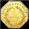 Image 2 : 1875 BG-1127 Octagonal California Gold Dollar CLOSELY UNCIRCULATED