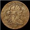 Image 1 : 1804 Spiked Chin Draped Bust Half Cent NICELY CIRCULATED