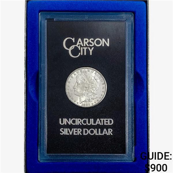 1883-CC Morgan Silver Dollar   UNC GSA