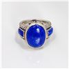 Image 1 : Sterling Silver Lapus Cigar Ring