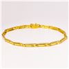 Image 1 : 14k yg Bracelet with Scallops
