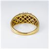 Image 2 : 10k TT Wedding Ring with Invisible Set Diamonds