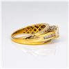 Image 3 : 10k TT Wedding Ring with Invisible Set Diamonds