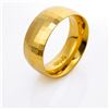Image 3 : 14k yg Checker Comfort Fit Half Round Band