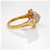 Image 3 : 10k yg Cluster Fashion Ring w/ Diamonds