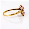 Image 3 : 10k yg Diamond & Ruby Heart Ring