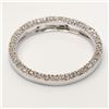 Image 4 : 10k wg Circle Pendant w/ Diamonds