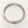 Image 5 : 10k wg Circle Pendant w/ Diamonds