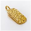 Image 3 : 10k yg Nugget Pendant