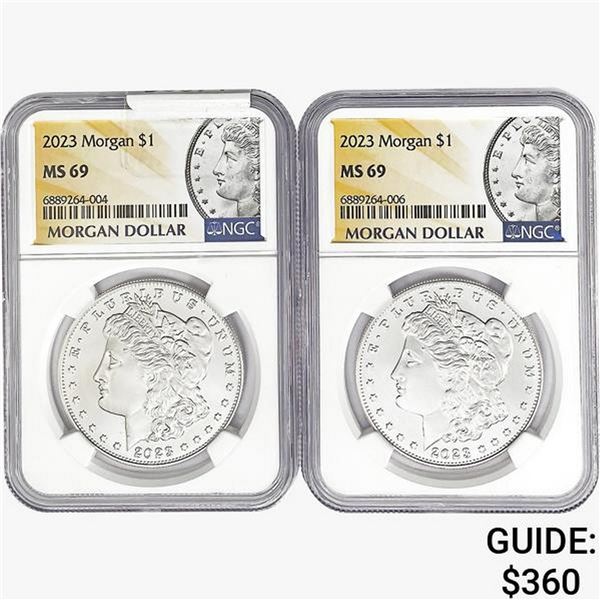 [2]2023 Morgan Silver Dollar NGC MS69