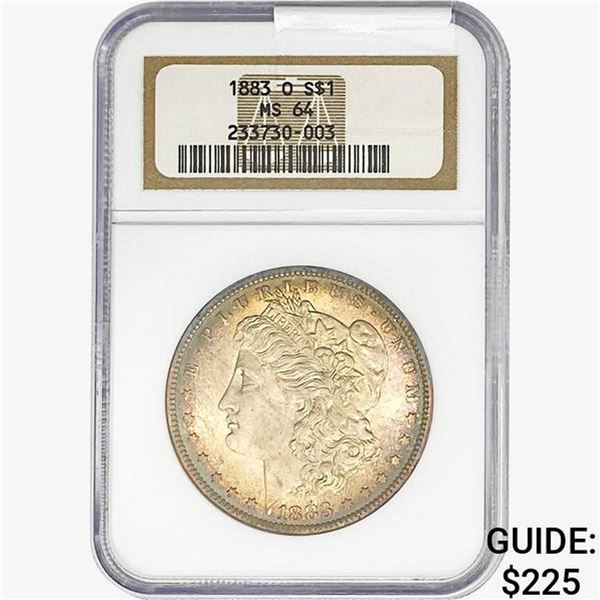 1883-O Morgan Silver Dollar NGC MS64