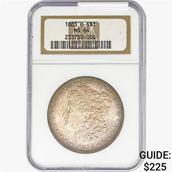 1883-O Morgan Silver Dollar NGC MS64