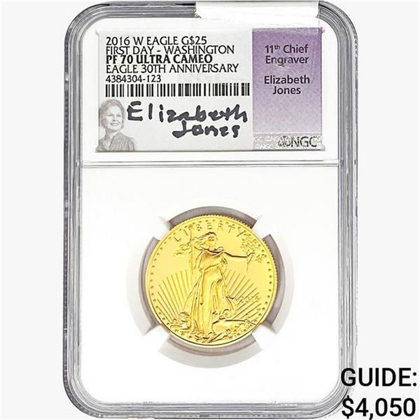 2016-W 1/2oz $25 AGE NGC PF70 UC