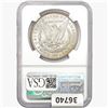 Image 2 : 1887 Morgan Silver Dollar NGC MS63