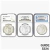 Image 1 : [3]1921 Morgan Silver Dollar NGC BU/MS61-62
