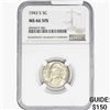 Image 1 : 1943-S Jefferson Nickel NGC MS66 5FS