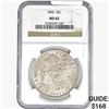 Image 1 : 1896 Morgan Silver Dollar NGC MS62