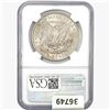 Image 2 : 1896 Morgan Silver Dollar NGC MS62