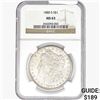 Image 1 : 1880-S Morgan Silver Dollar NGC MS63